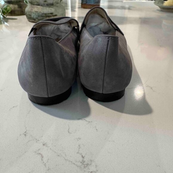 Talbots Round Toe Loafers Slip on Shoes Suede Gray Sz 7.5 - Picture 5 of 6